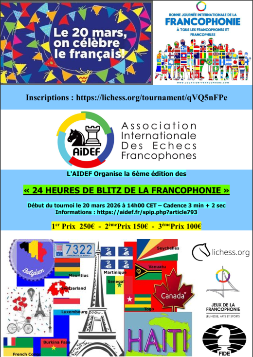Les 24H de Blitz de la Francophonie 2026
